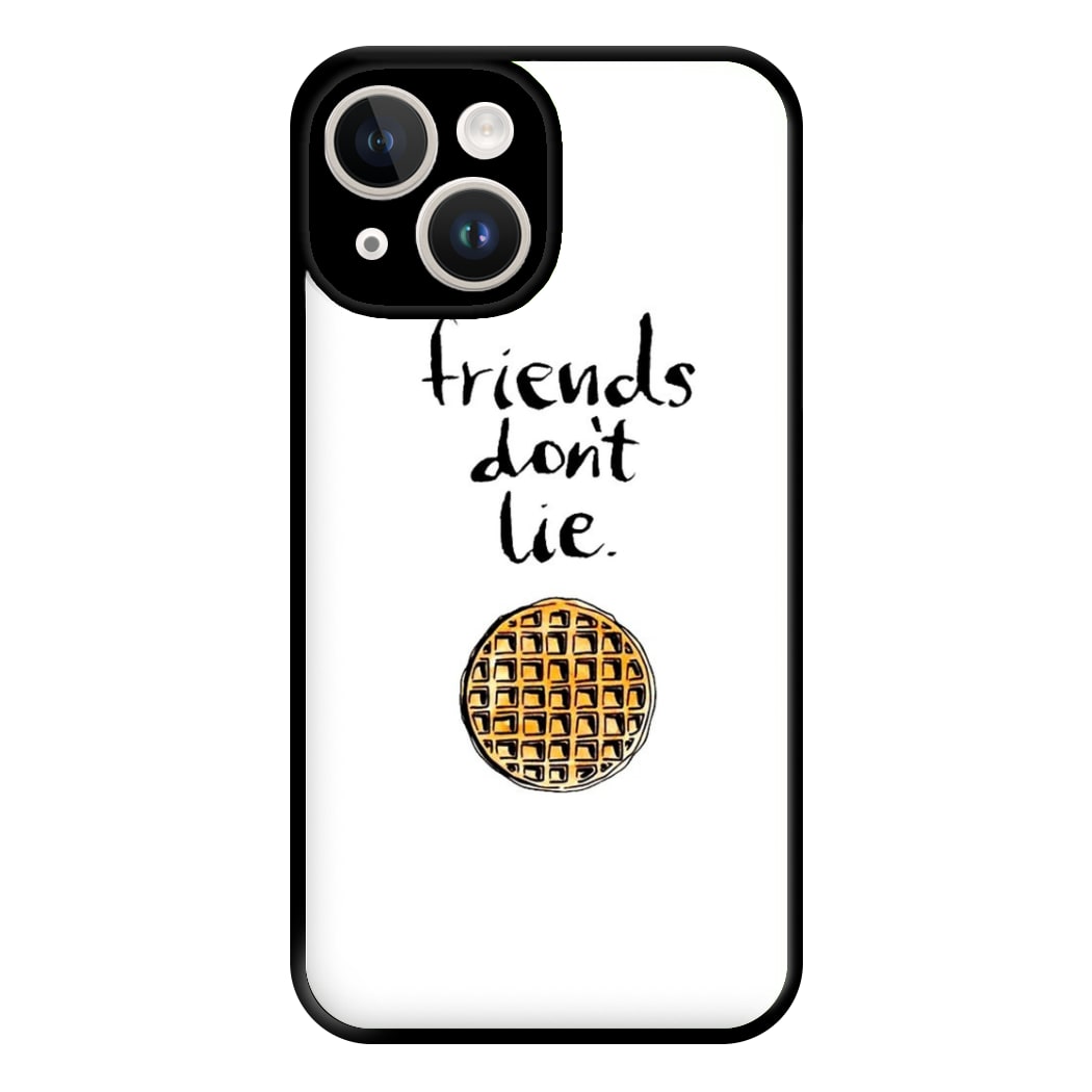 Friends Don't Lie Waffle Phone Case for iPhone 14