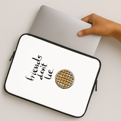 Friends Don't Lie Waffle MacBook Case
