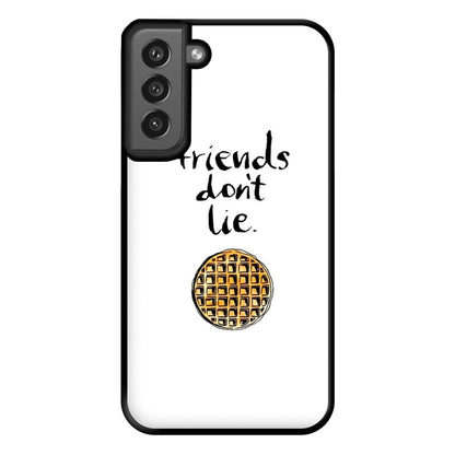 Friends Don't Lie Waffle Phone Case for Galaxy S21FE