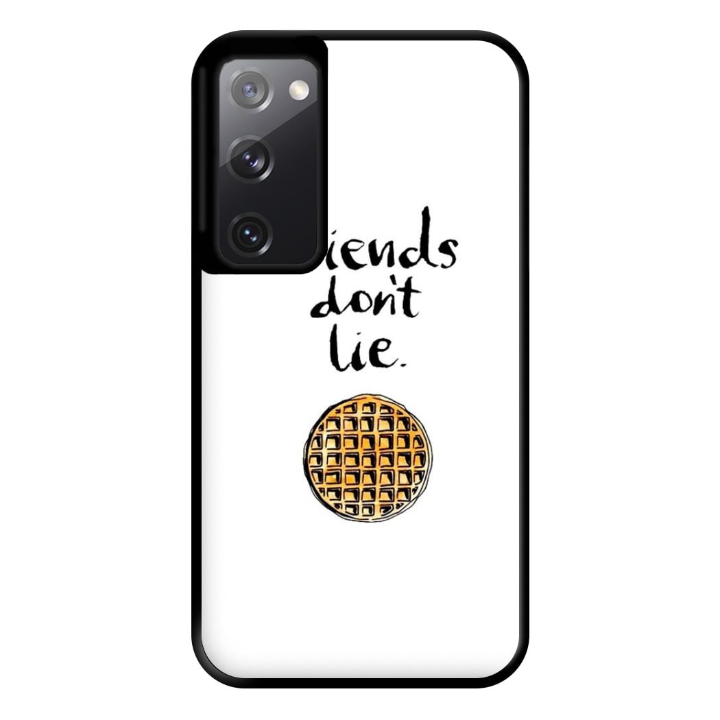 Friends Don't Lie Waffle Phone Case for Galaxy S20FE