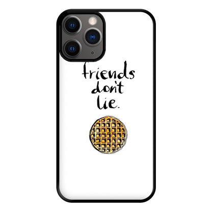 Friends Don't Lie Waffle Phone Case for iPhone 12 Pro Max