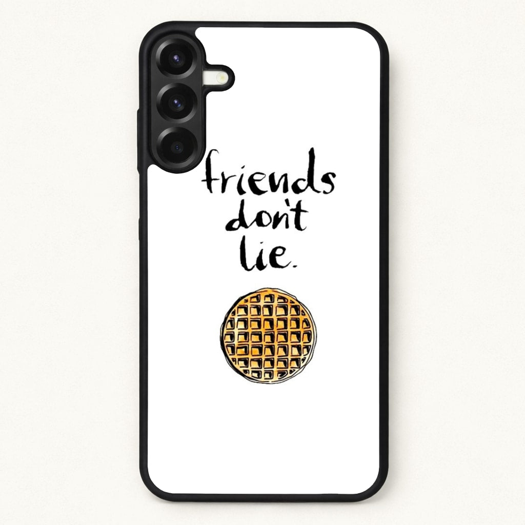 Friends Don't Lie Waffle Phone Case for Galaxy A37