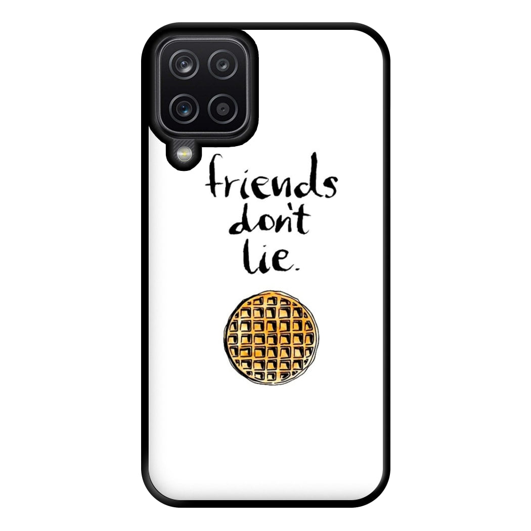 Friends Don't Lie Waffle Phone Case for Galaxy A12