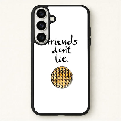 Friends Don't Lie Waffle Phone Case for Galaxy S26