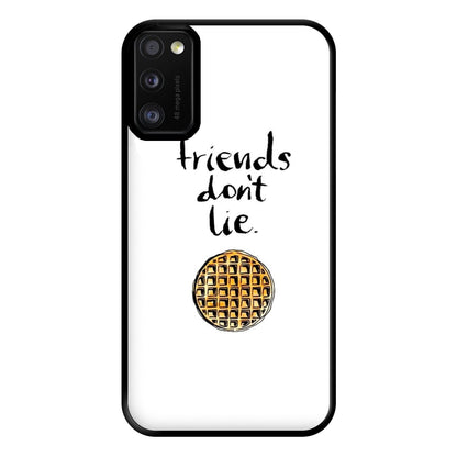 Friends Don't Lie Waffle Phone Case for Galaxy A41