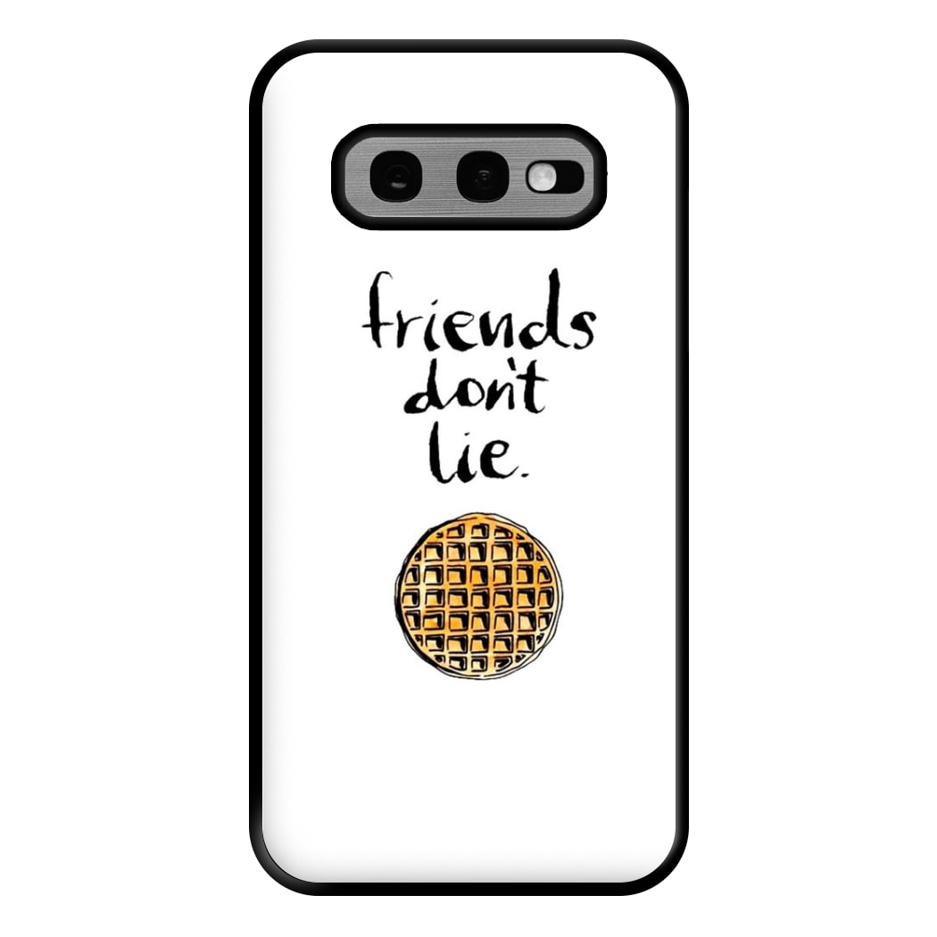 Friends Don't Lie Waffle Phone Case for Galaxy S10e