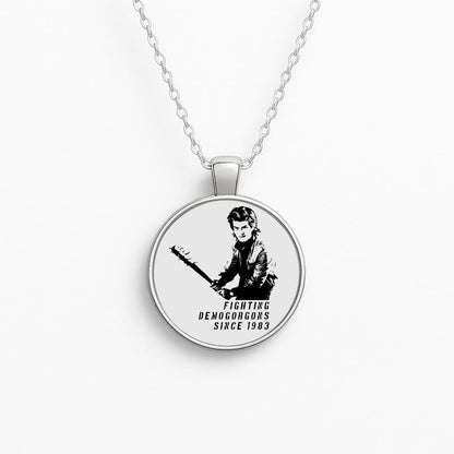 Fighting Demogorgons Since 1983 Necklace