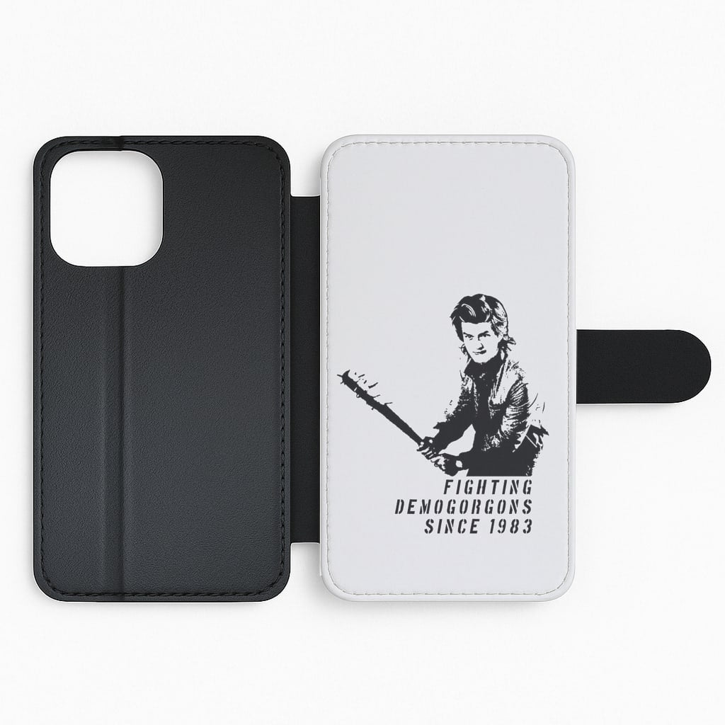 Fighting Demogorgons Since 1983 Flip Phone Case