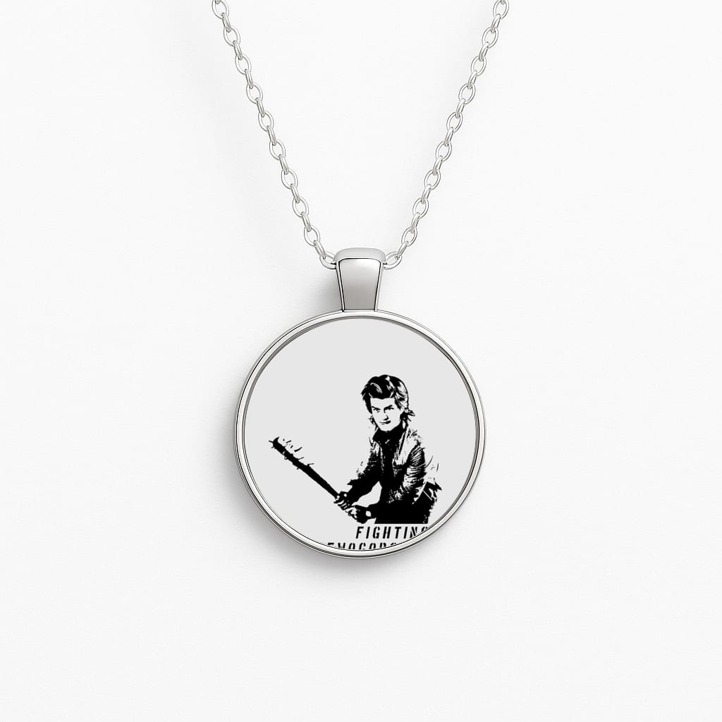 Fighting Demogorgons Since 1983 Necklace