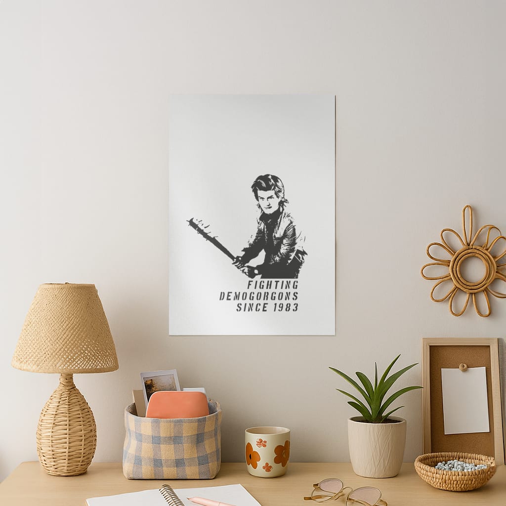 Fighting Demogorgons Since 1983 Art Print