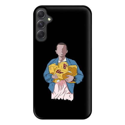 Eleven Faceless Cartoon Phone Case for Galaxy A34