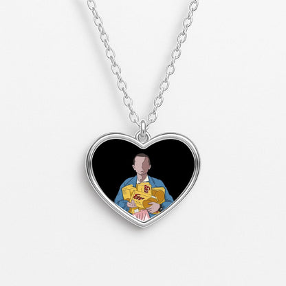 Eleven Faceless Cartoon Necklace