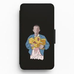 Eleven Faceless Cartoon Flip / Wallet Phone Case