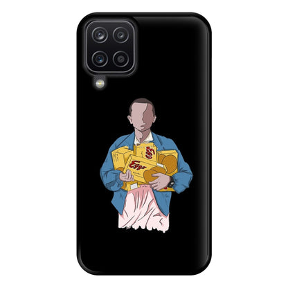 Eleven Faceless Cartoon Phone Case for Galaxy A12