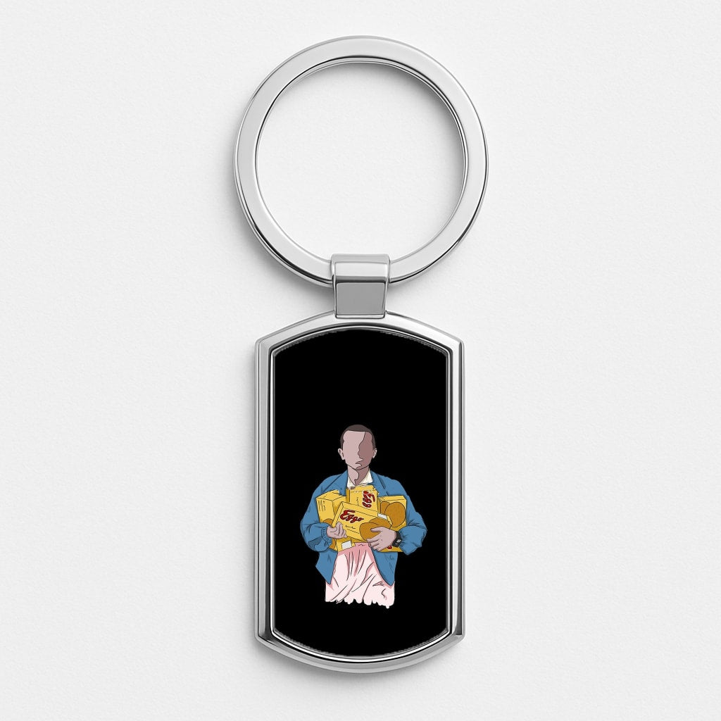Eleven Faceless Cartoon Luxury Keyring