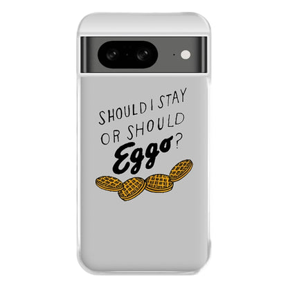 Should I Stay Or Should I Eggo Phone Case for Google Pixel 8