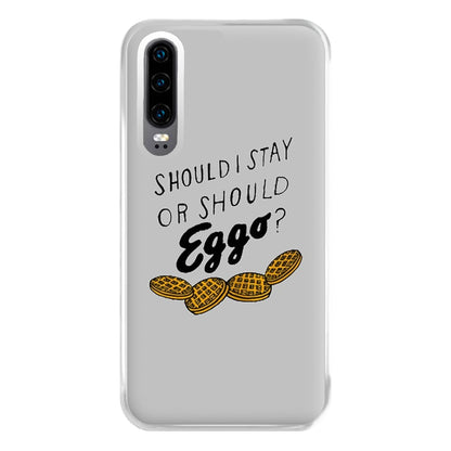 Should I Stay Or Should I Eggo Phone Case for Huawei P30