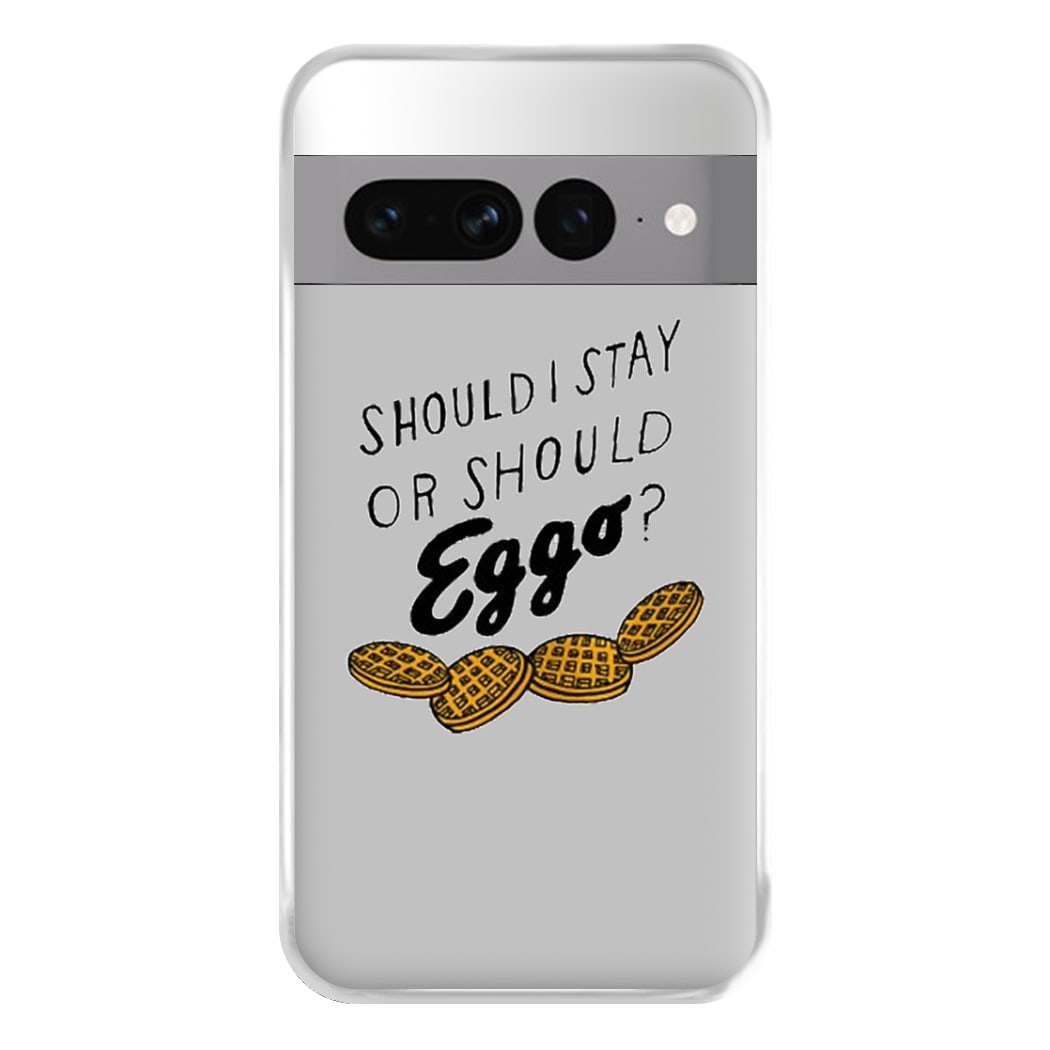 Should I Stay Or Should I Eggo Phone Case for Google Pixel 7 Pro