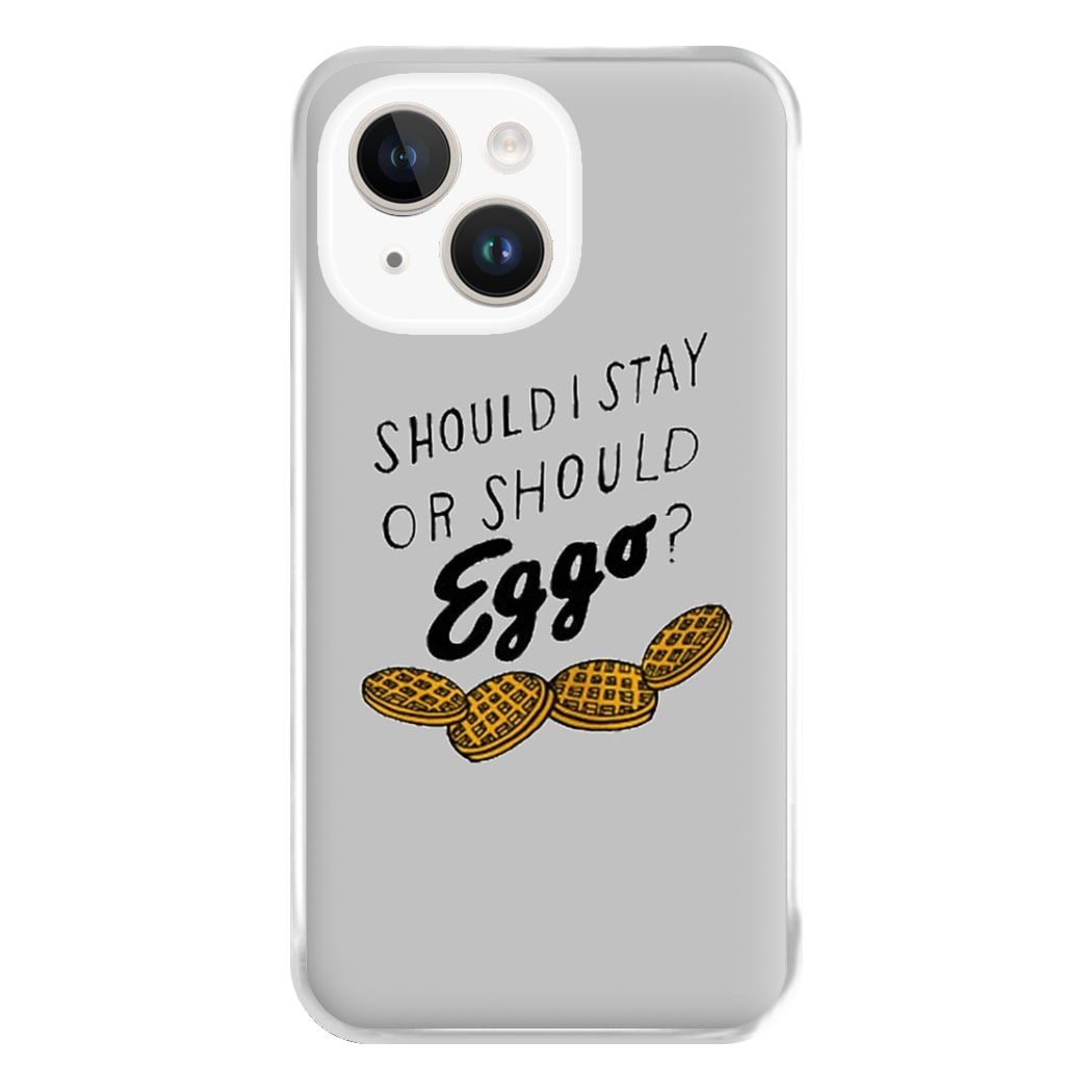 Should I Stay Or Should I Eggo Phone Case for iPhone 14 Plus