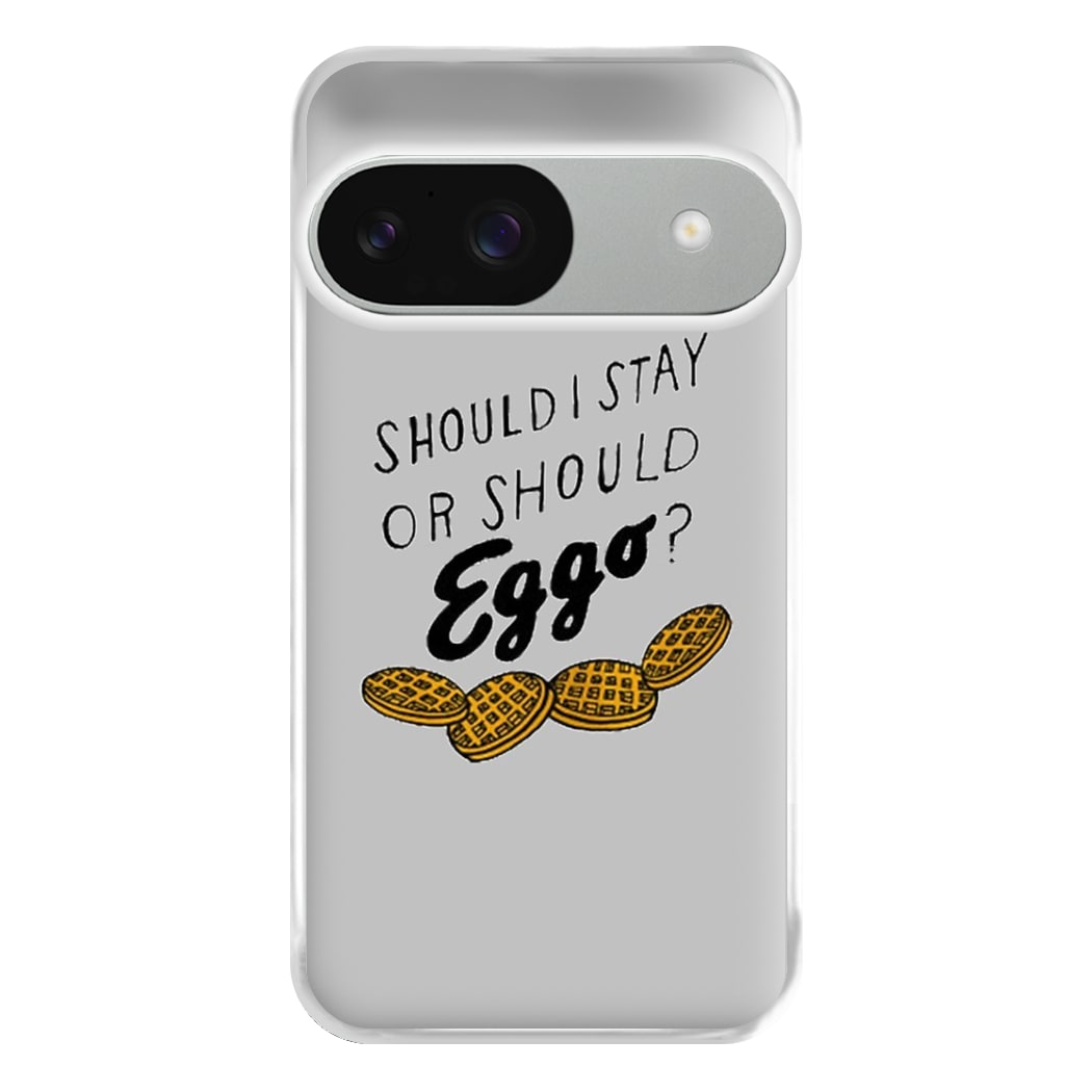 Should I Stay Or Should I Eggo Phone Case for Google Pixel 9 / 9 Pro