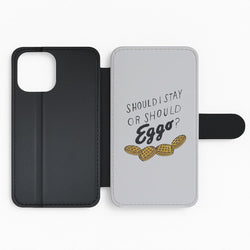Should I Stay Or Should I Eggo Flip Phone Case