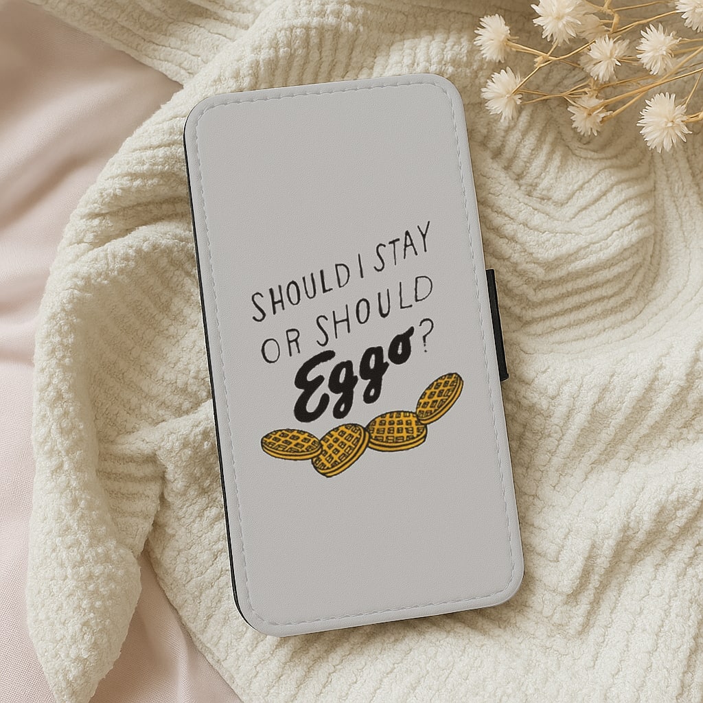 Should I Stay Or Should I Eggo Wallet Phone Case