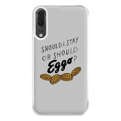 Should I Stay Or Should I Eggo Phone Case for Huawei P20