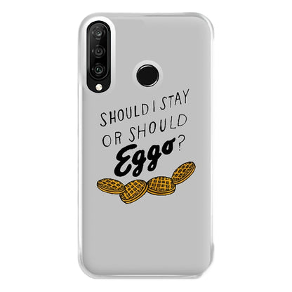 Should I Stay Or Should I Eggo Phone Case for Huawei P30 Lite