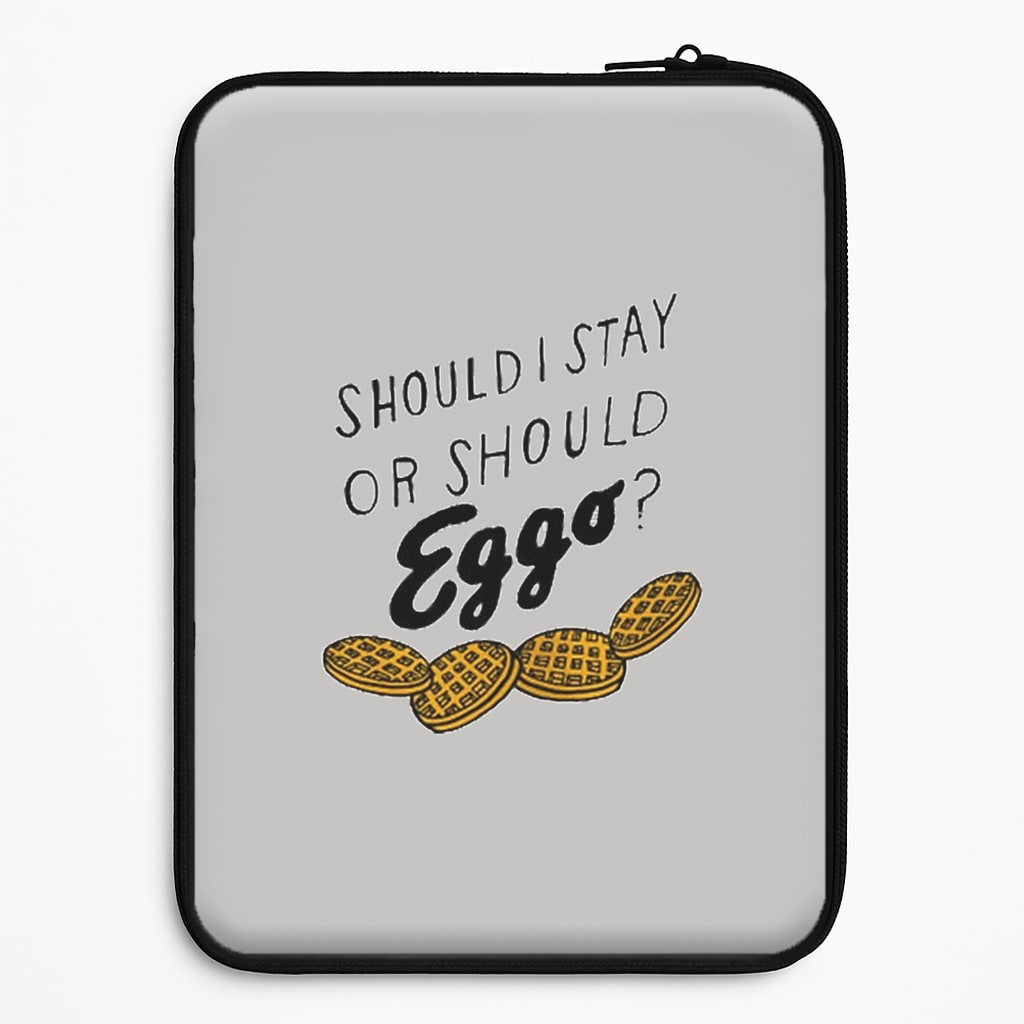 Should I Stay Or Should I Eggo Laptop Sleeve