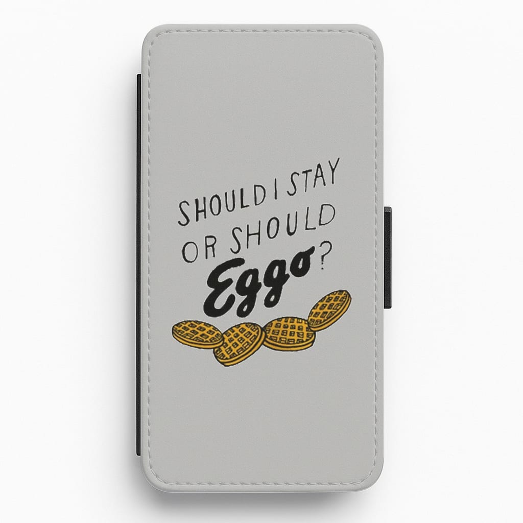 Should I Stay Or Should I Eggo Flip / Wallet Phone Case