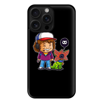 Dustin and The Demogorgon Phone Case for iPhone 16 Pro Max