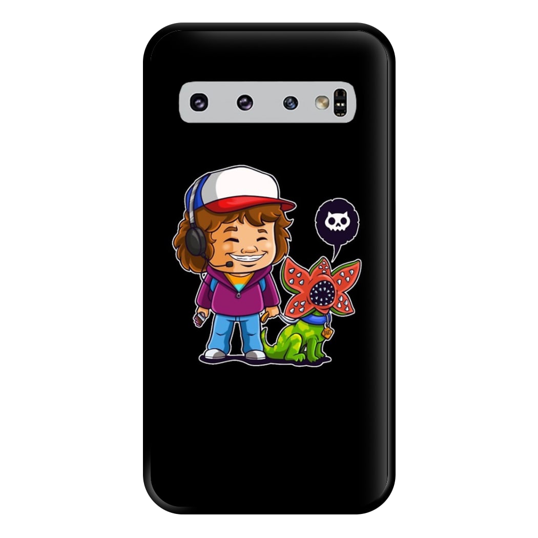 Dustin and The Demogorgon Phone Case for Galaxy S10 Plus