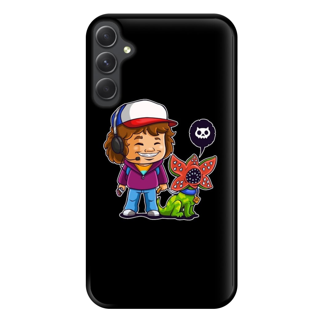 Dustin and The Demogorgon Phone Case for Galaxy A34