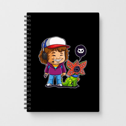 Dustin and The Demogorgon - Stranger Things Notebook - Fun Cases