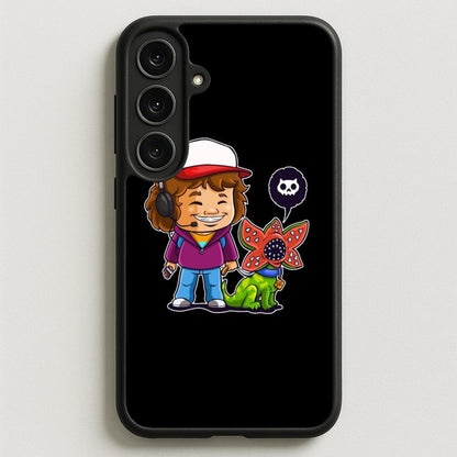 Dustin and The Demogorgon Phone Case for Galaxy S25FE