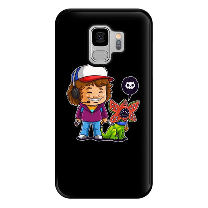 Dustin and The Demogorgon Phone Case for Galaxy S9 Plus