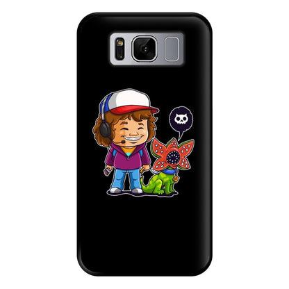 Dustin and The Demogorgon Phone Case for Galaxy S8 Plus