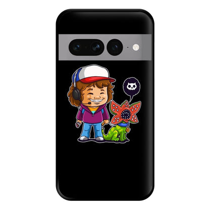 Dustin and The Demogorgon Phone Case for Google Pixel 7 Pro