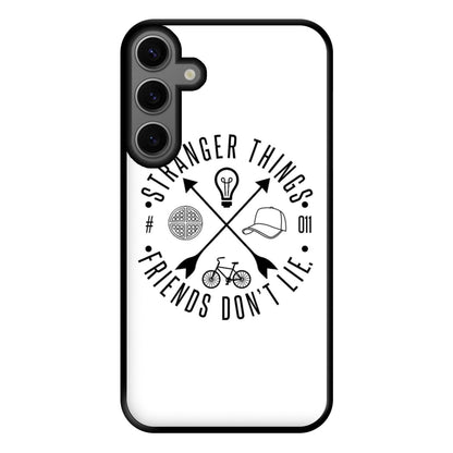 Friends Don't Lie - White Stranger Phone Case for Galaxy S23FE