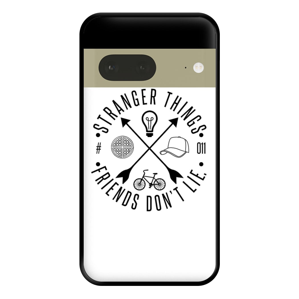 Friends Don't Lie - White Stranger Phone Case for Google Pixel 7a