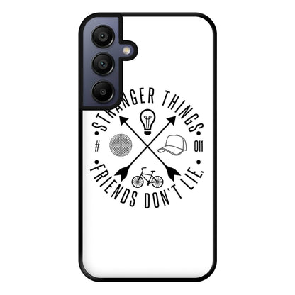 Friends Don't Lie - White Stranger Phone Case for Galaxy A15