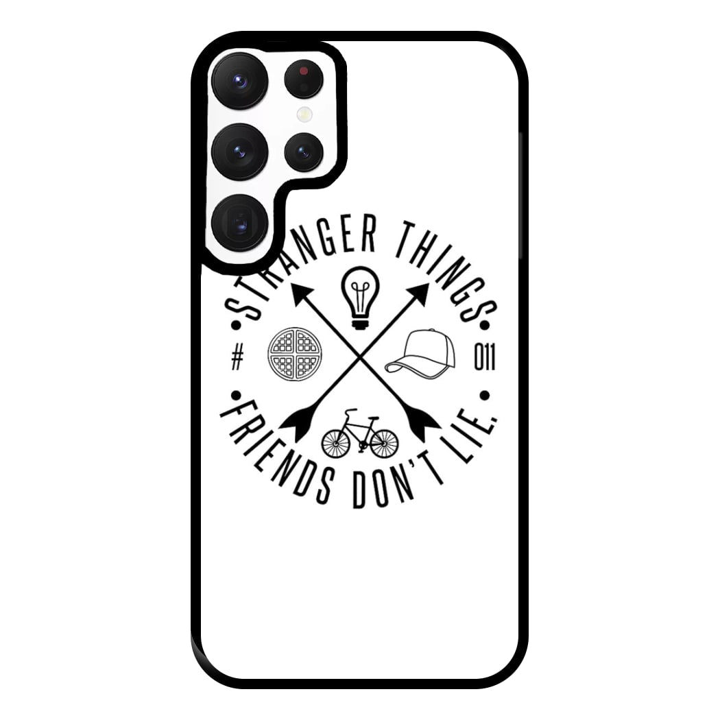 Friends Don't Lie - White Stranger Phone Case for Galaxy S22 Ultra