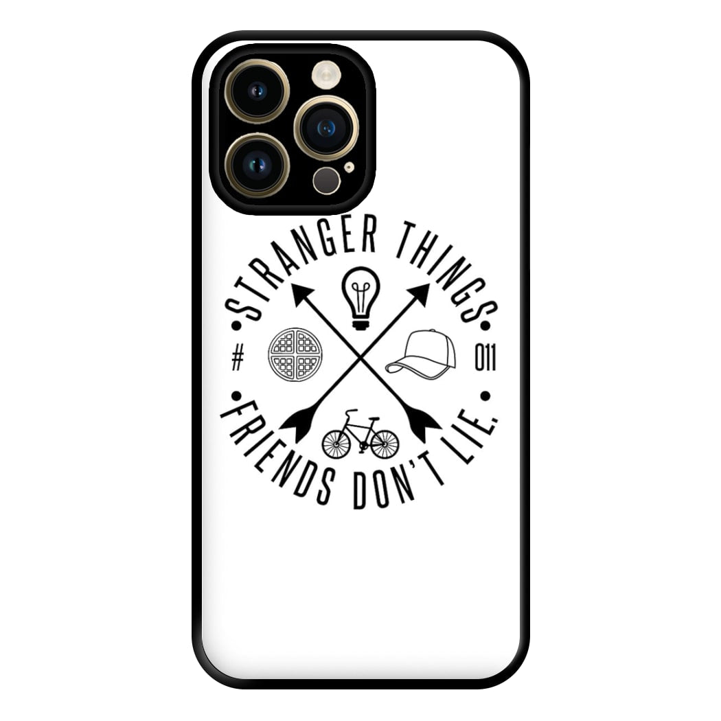 Friends Don't Lie - White Stranger Phone Case for iPhone 14 Pro Max