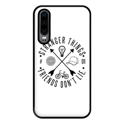 Friends Don't Lie - White Stranger Phone Case for Huawei P30