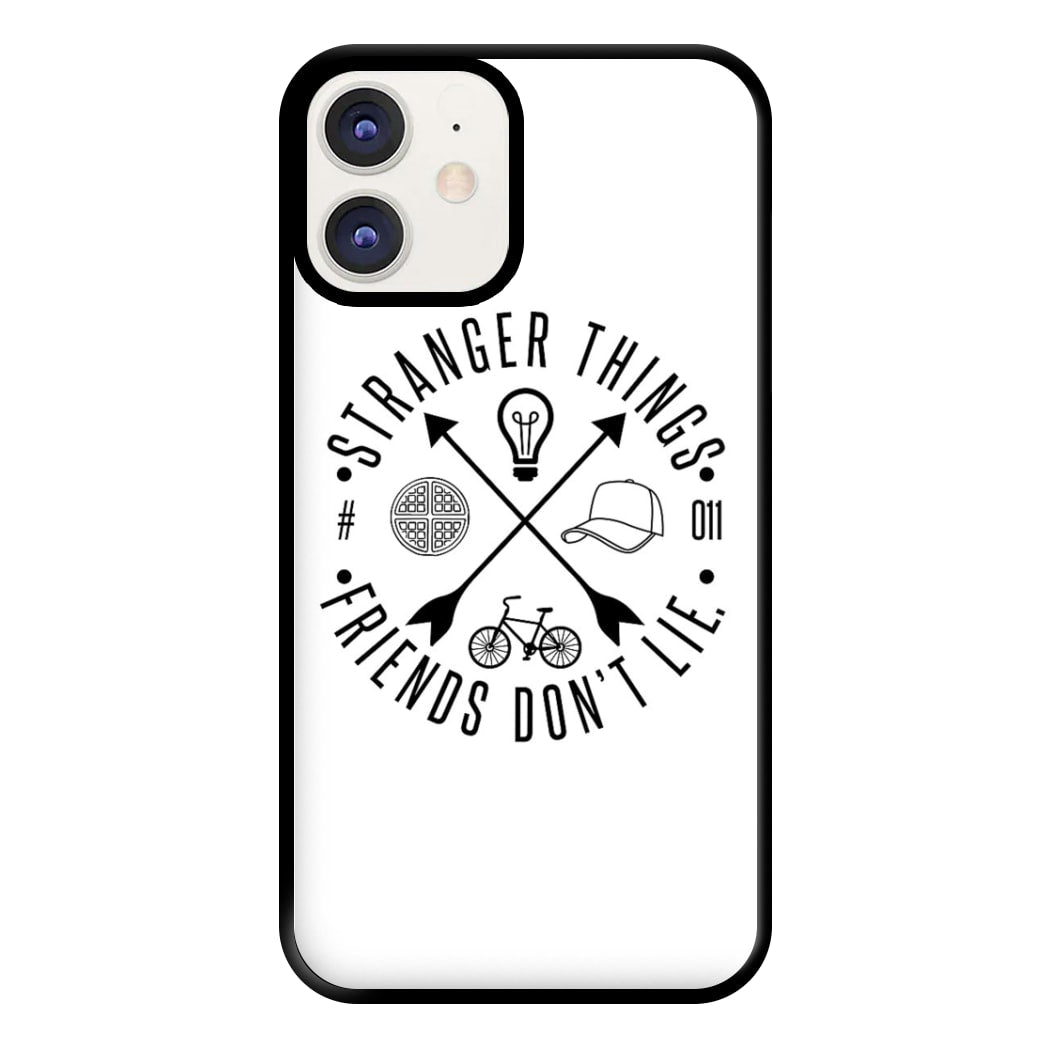 Friends Don't Lie - White Stranger Phone Case for iPhone 12 / 12 Pro