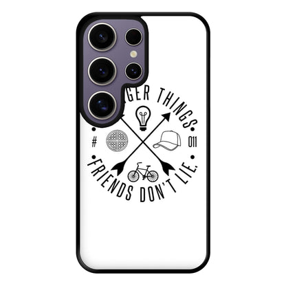 Friends Don't Lie - White Stranger Phone Case for Galaxy S25 Ultra