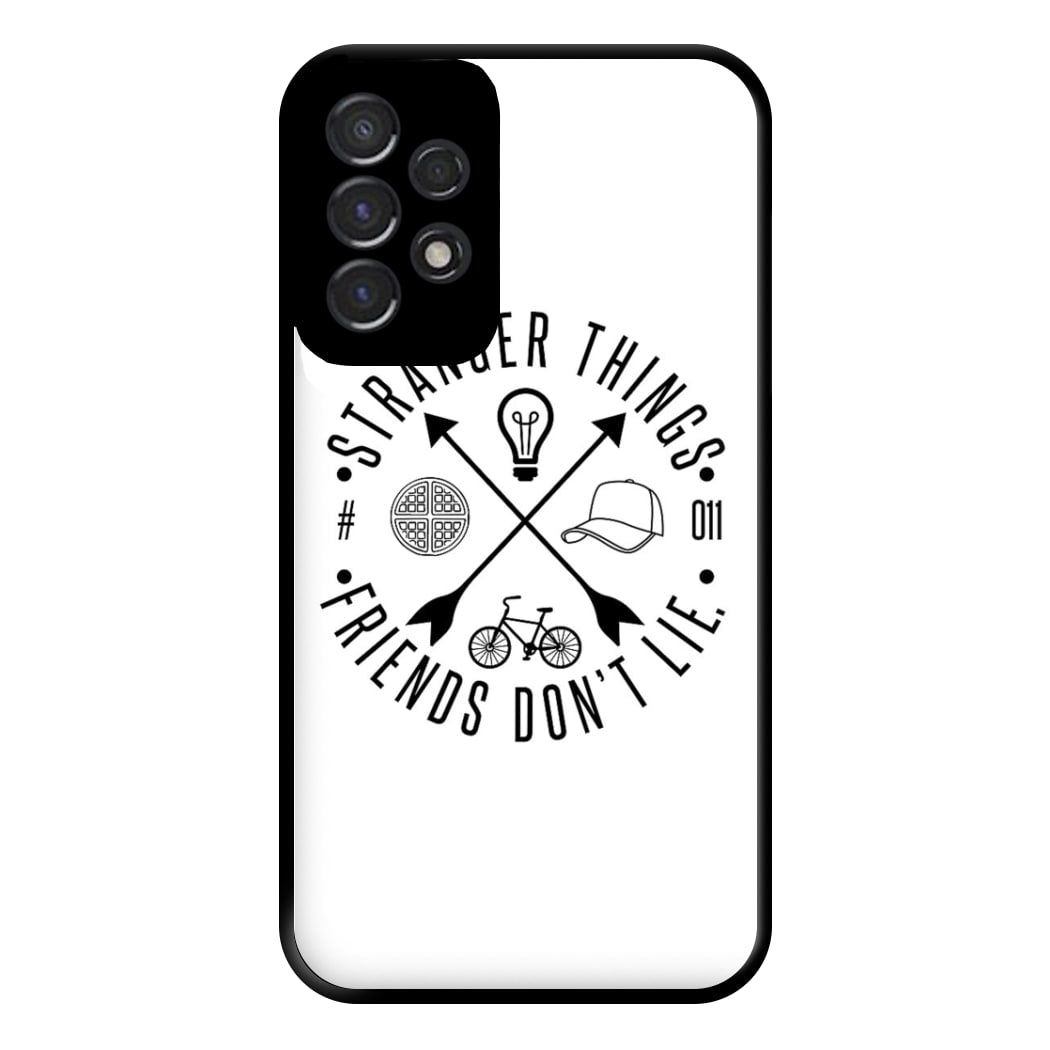 Friends Don't Lie - White Stranger Phone Case for Galaxy A53