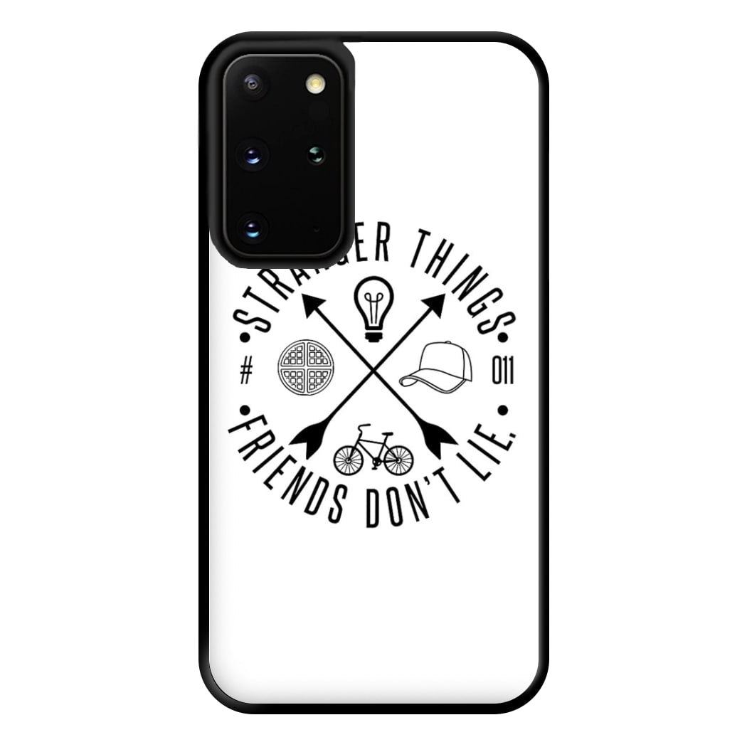 Friends Don't Lie - White Stranger Phone Case for Galaxy S20 Plus