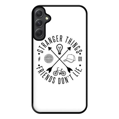 Friends Don't Lie - White Stranger Phone Case for Galaxy A34