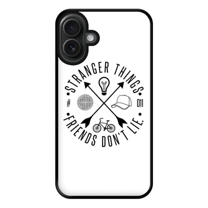 Friends Don't Lie - White Stranger Phone Case for iPhone 16 Plus